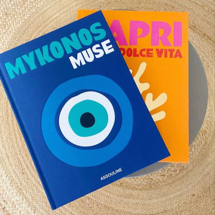 MYKONOS MUSE FAKE TRAVEL SERIES BOOK