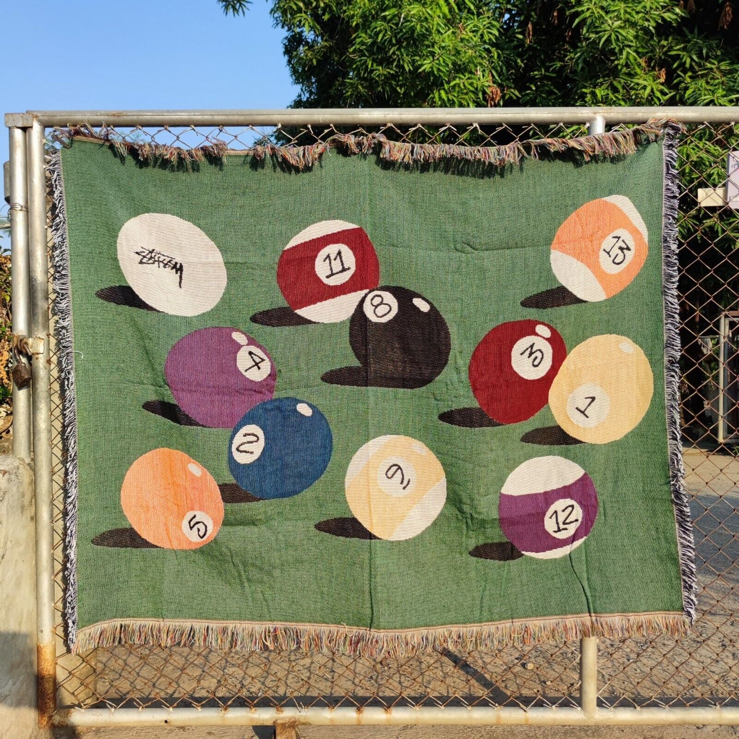 BILLIARD TAPESTRY BLANKET