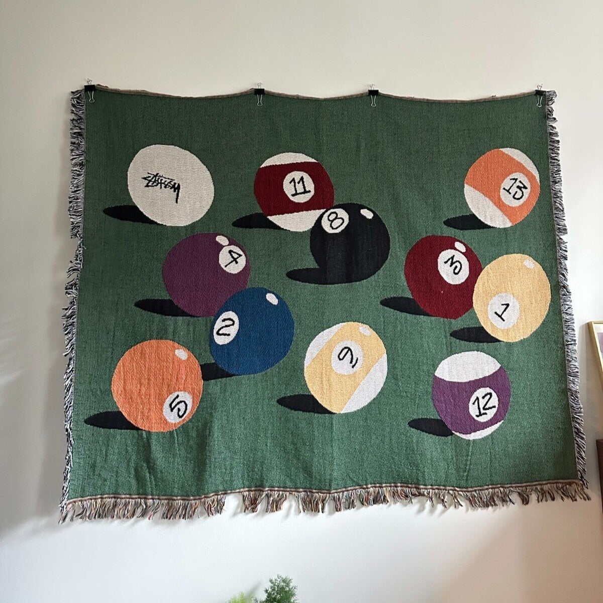 BILLIARD TAPESTRY BLANKET