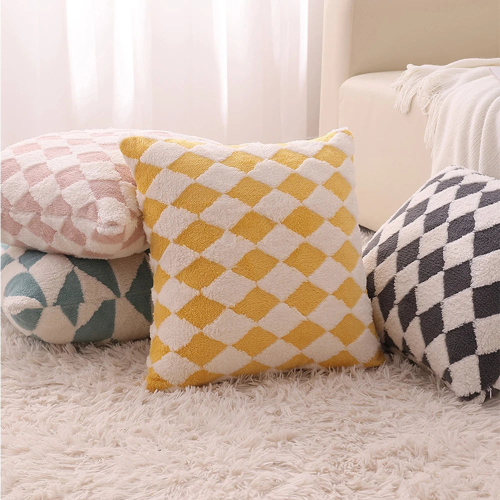 DIAMOND PILLOW COVERS