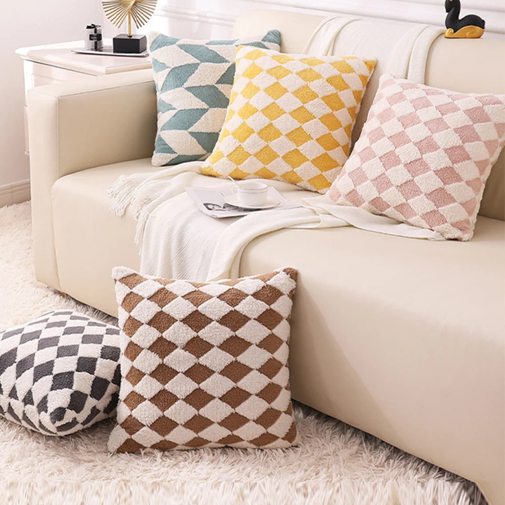 DIAMOND PILLOW COVERS