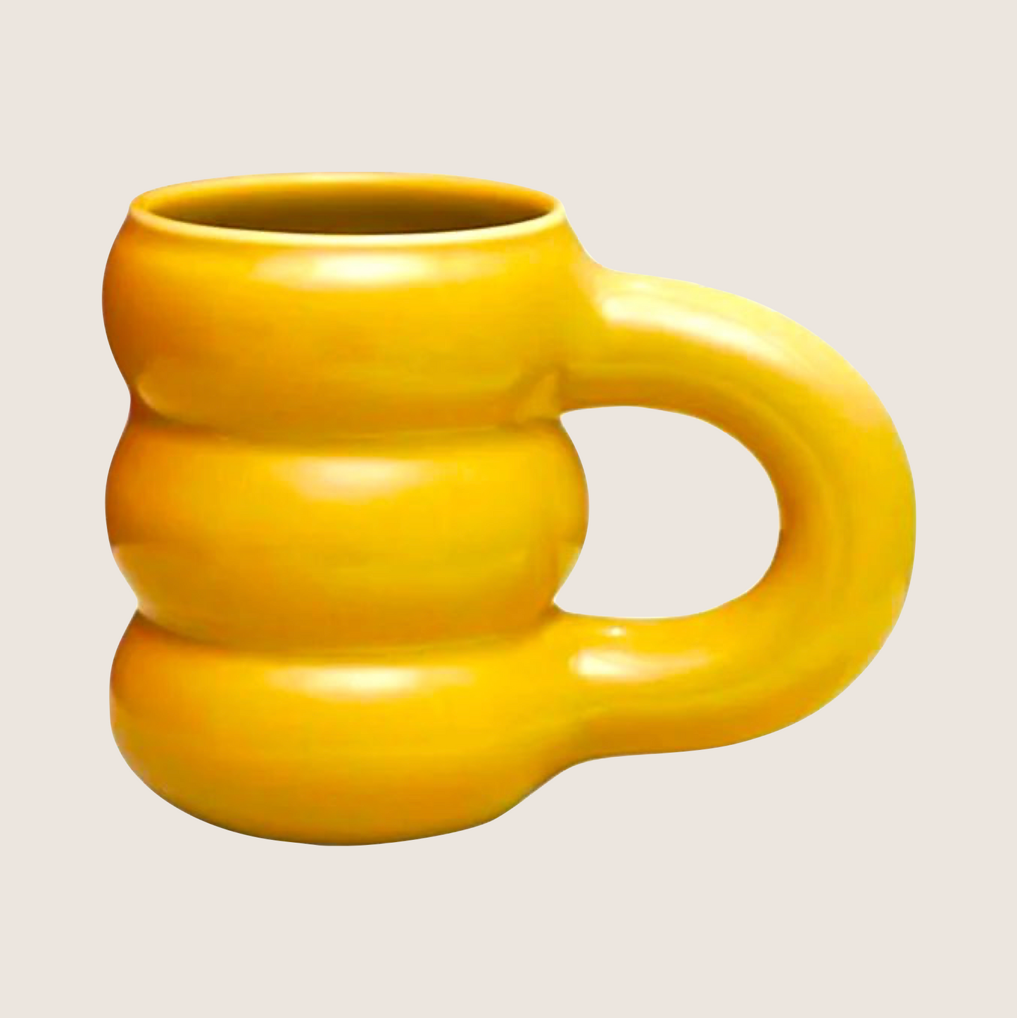 CERAMIC WAVY CUP