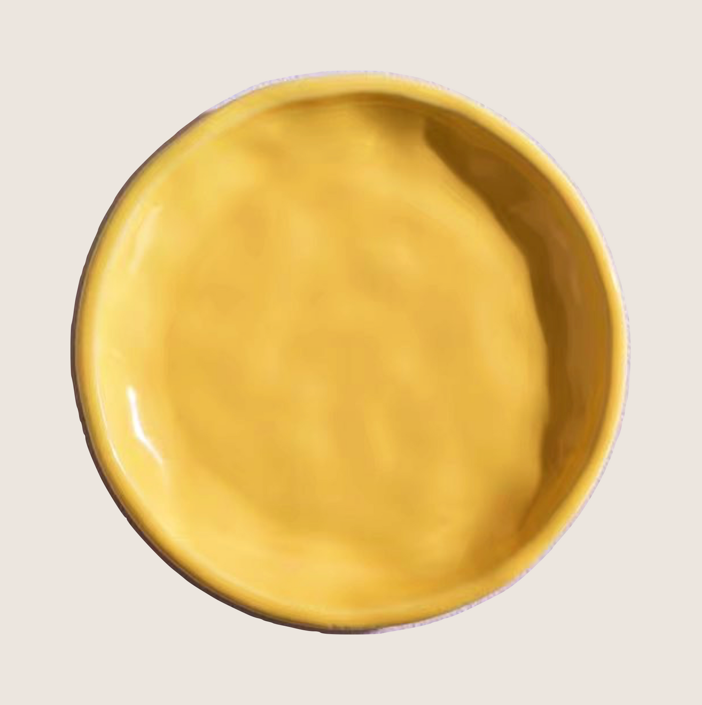 CERAMIC CREAM PLATES