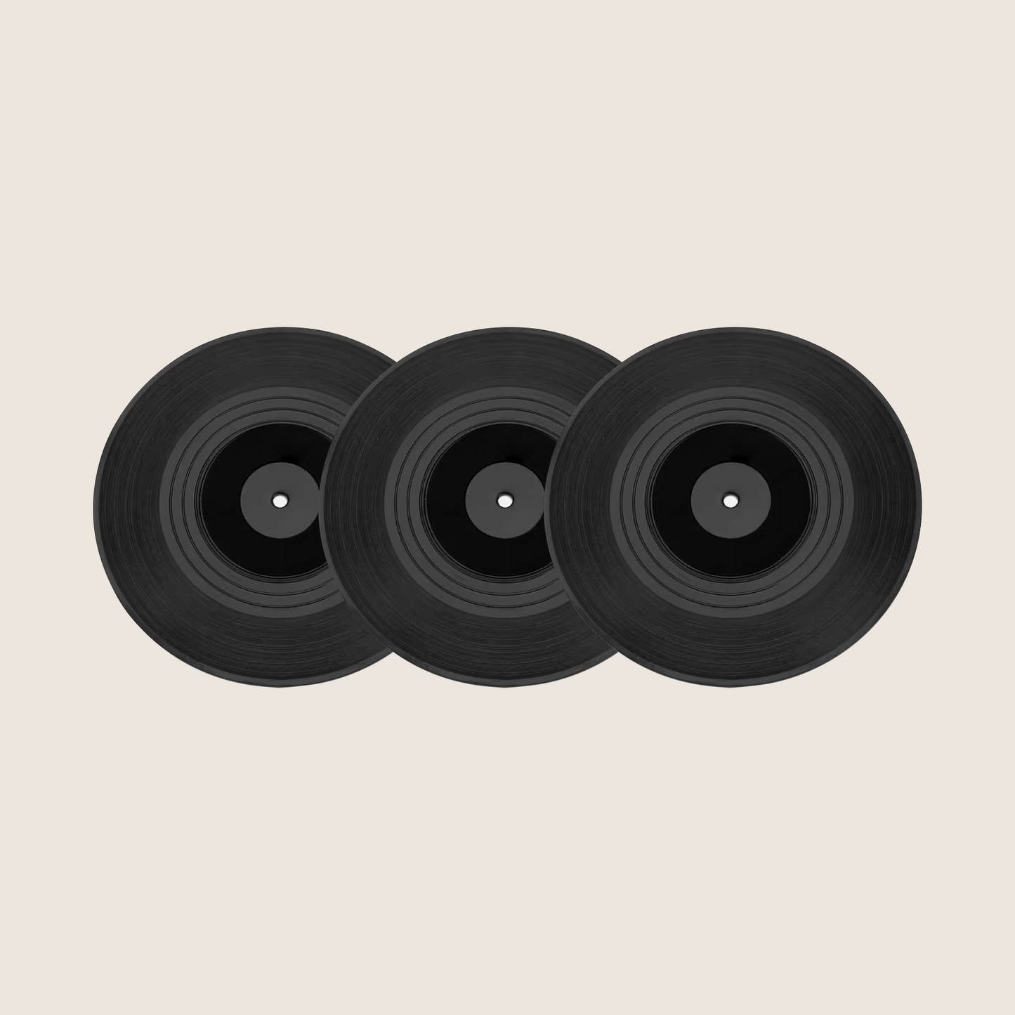 VINYL RECORD COASTERS