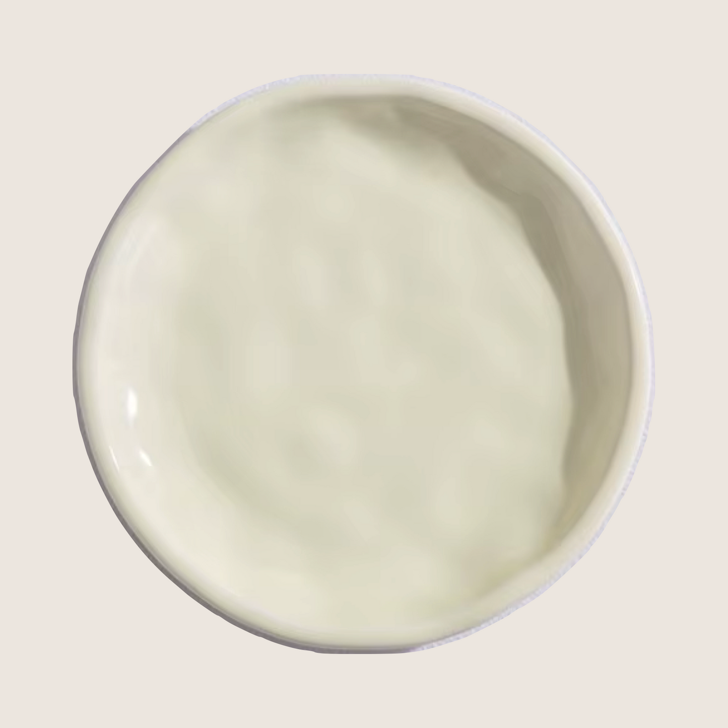 CERAMIC CREAM PLATES