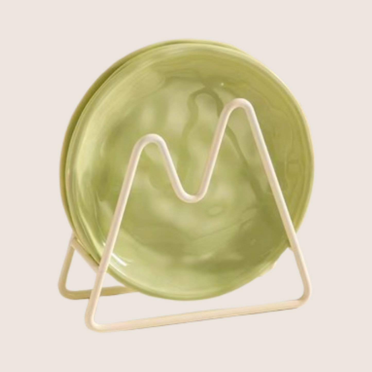 CERAMIC CREAM PLATES