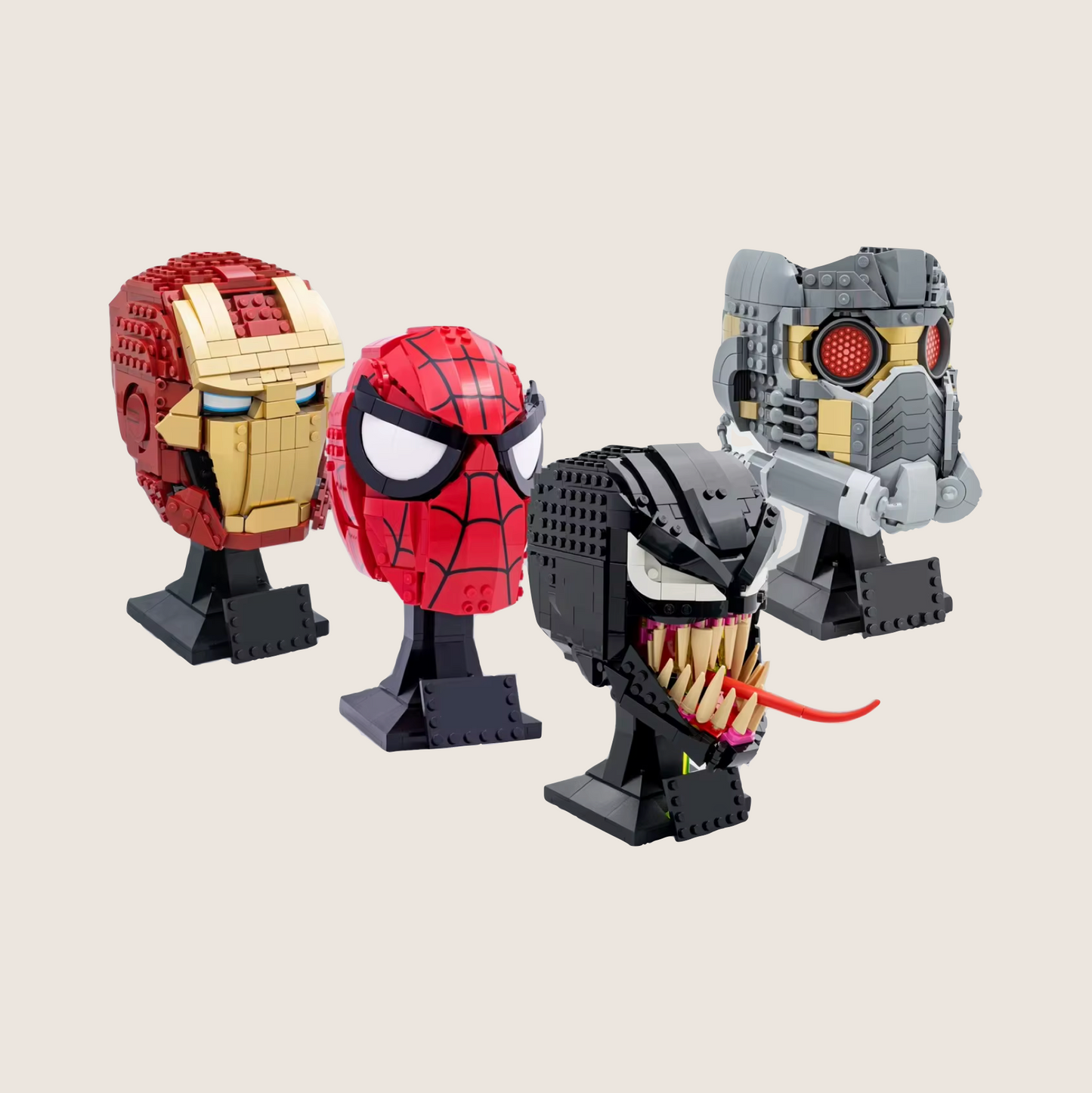 LEGO MARVEL HELMETS