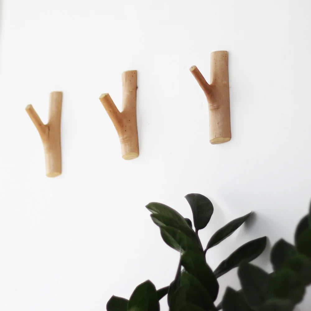 WOOD WALL HOOKS