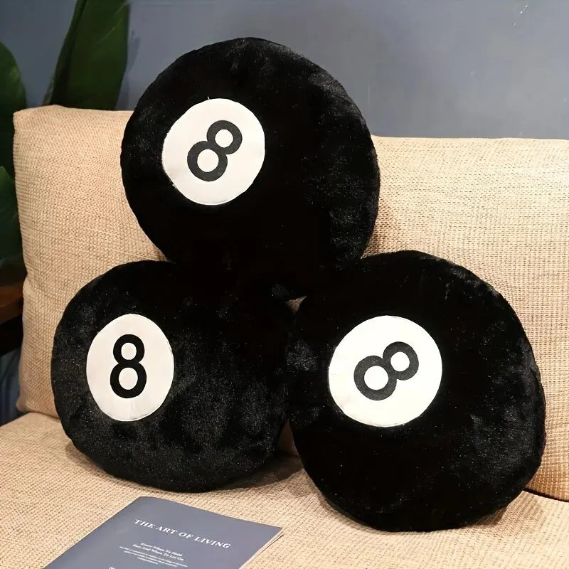 8 BILLIARD BALL PILLOW
