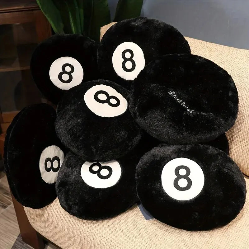 8 BILLIARD BALL PILLOW