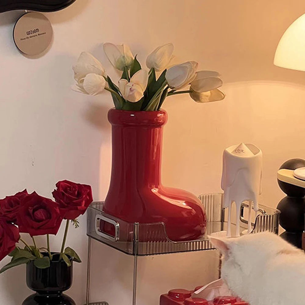 CERAMIC BOOT POT
