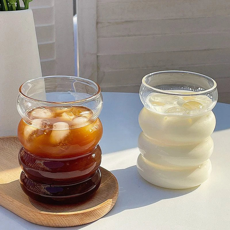WAVY GLASS CUP