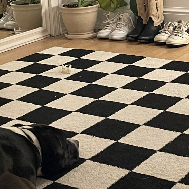 CHESSBOARD RUG