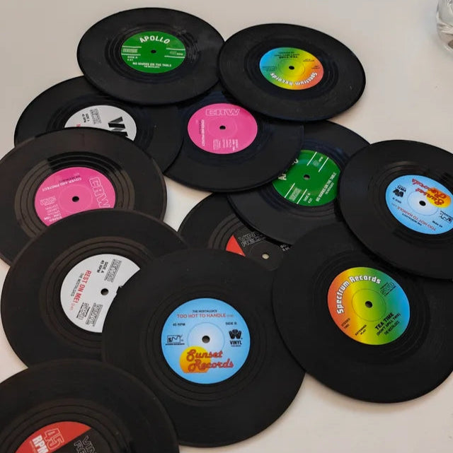 VINYL RECORD COASTERS