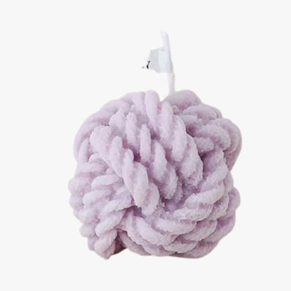 WOOL BALL CANDLES