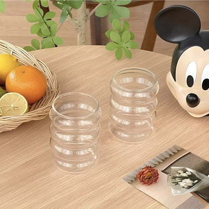 WAVY GLASS CUP