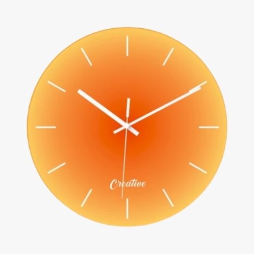 SUNSET GLASS WALL CLOCKS