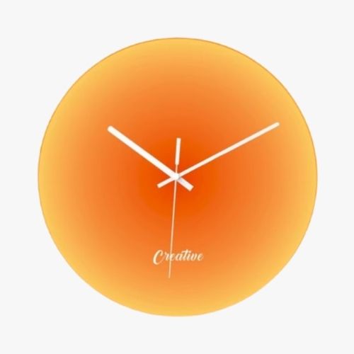 SUNSET GLASS WALL CLOCKS