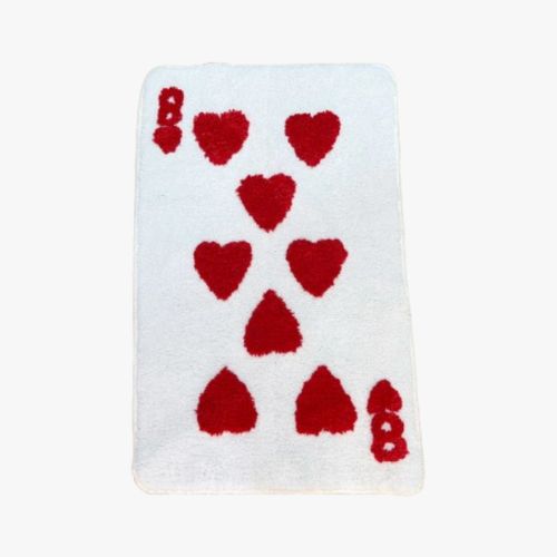 8 OF HEARTS RUG