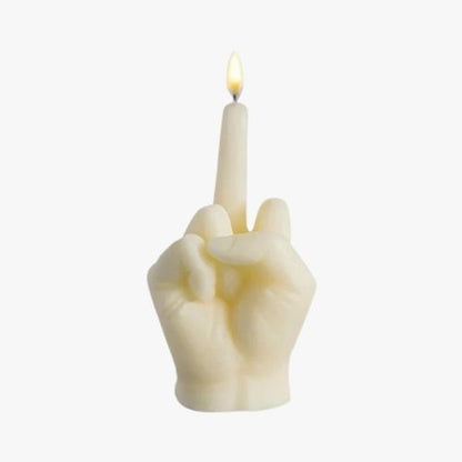 MIDDLE FINGER CANDLES