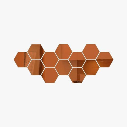 HEXAGONAL WALL MIRRORS