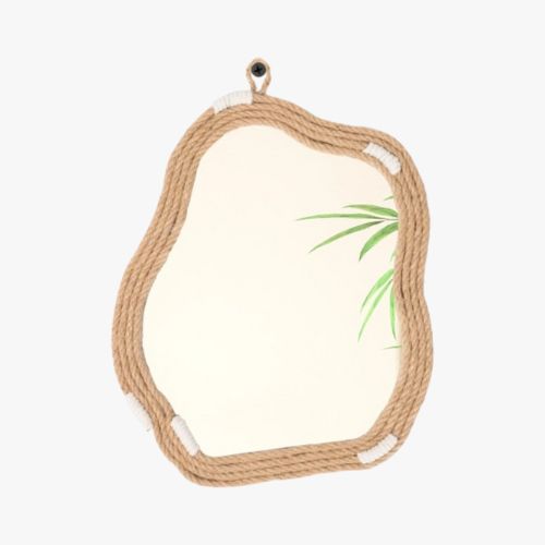 IRREGULAR WALL ROPE MIRROR