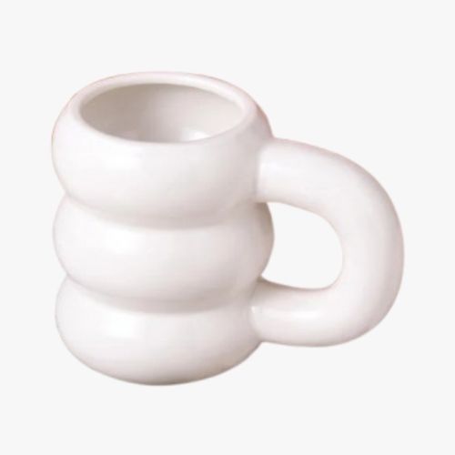 CERAMIC WAVY CUP