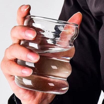 WAVY GLASS CUP