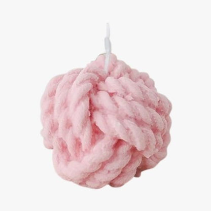 WOOL BALL CANDLES