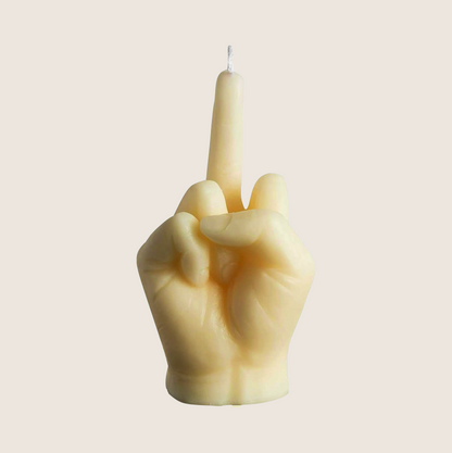 MIDDLE FINGER CANDLE