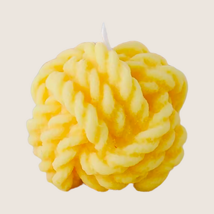 WOOL BALL CANDLES