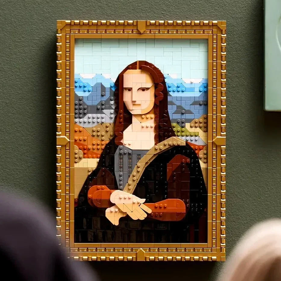 LEGO MONA LISA PAINTING