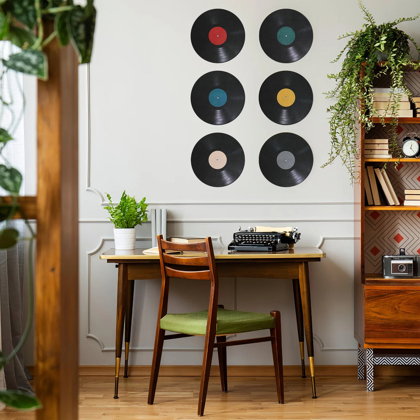 VINYL RECORD WALL STICKERS