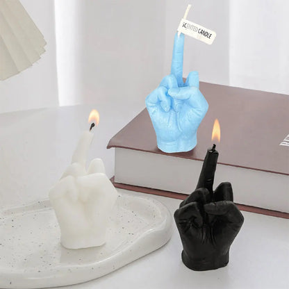 MIDDLE FINGER CANDLES