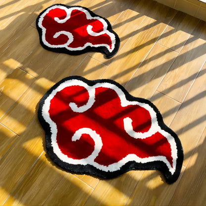 ANIME RED CLOUD RUG