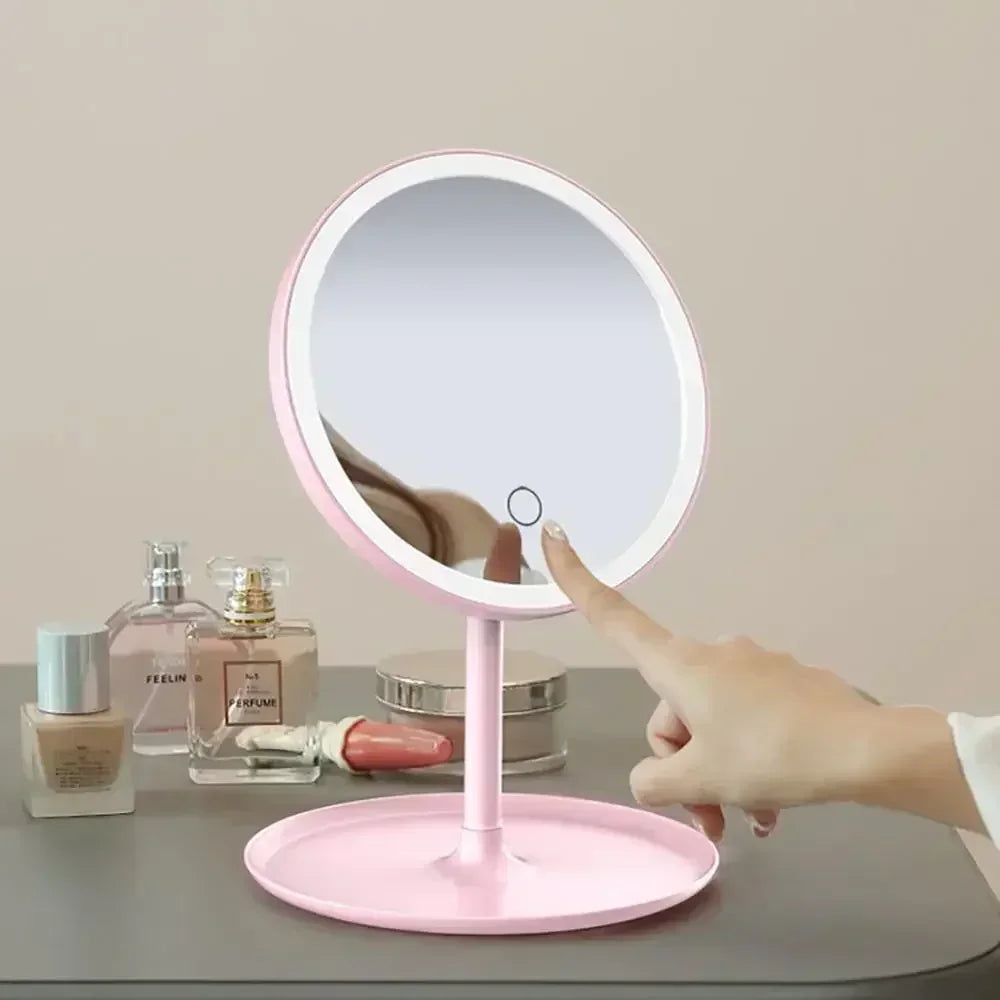 LED ROUND MAKEUP MIRRORS