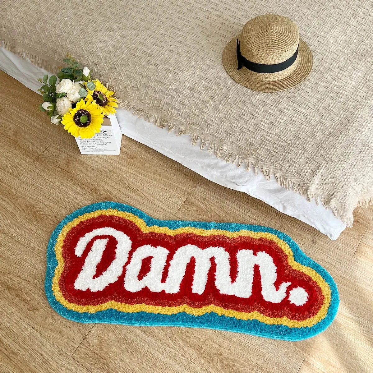 "DAMN." RUG