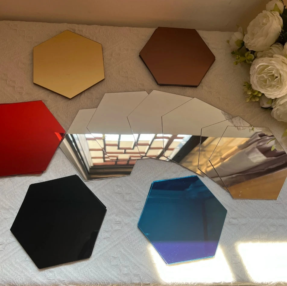 HEXAGONAL WALL MIRRORS