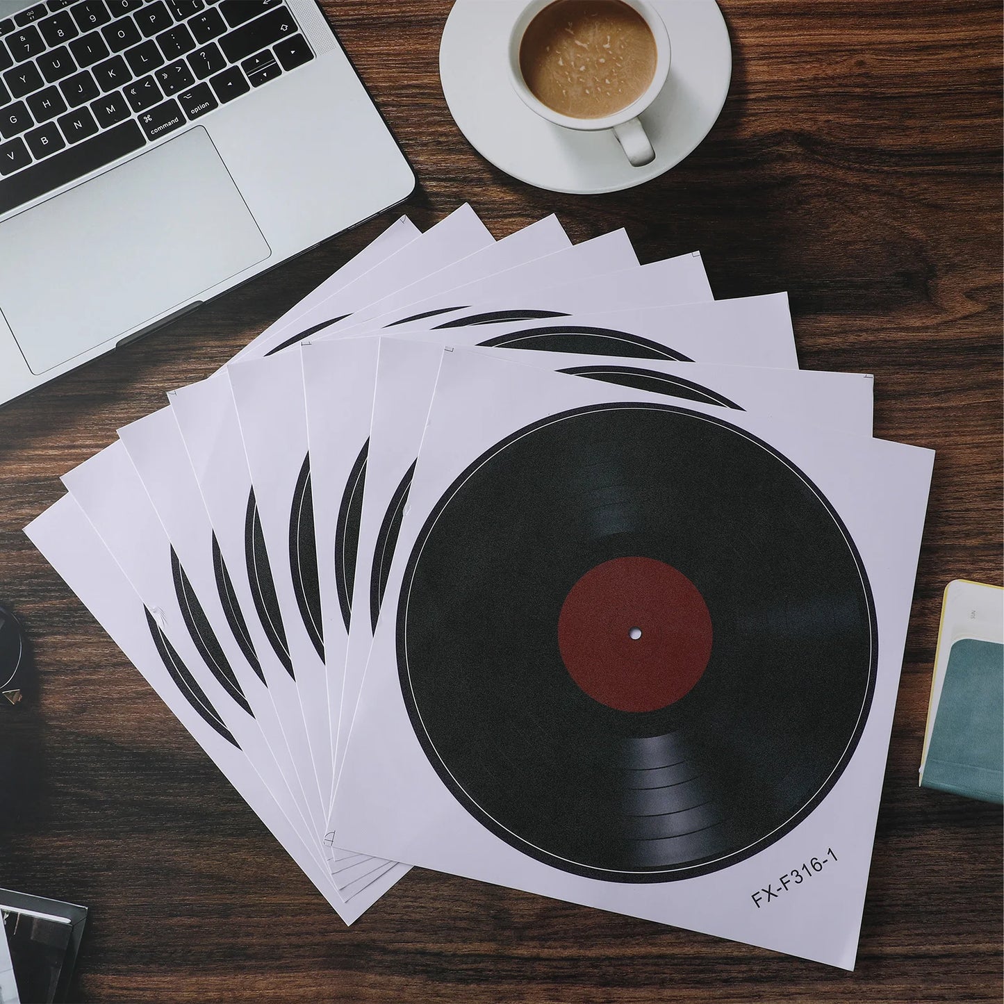 VINYL RECORD WALL STICKERS