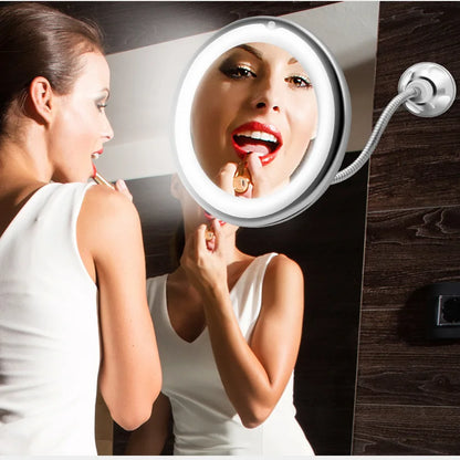 FLEXIBLE WALL GOOSENECK ROUND MIRROR