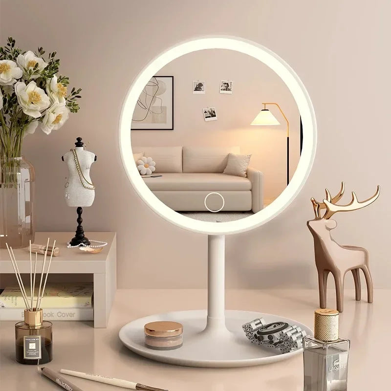 LED ROUND MAKEUP MIRRORS