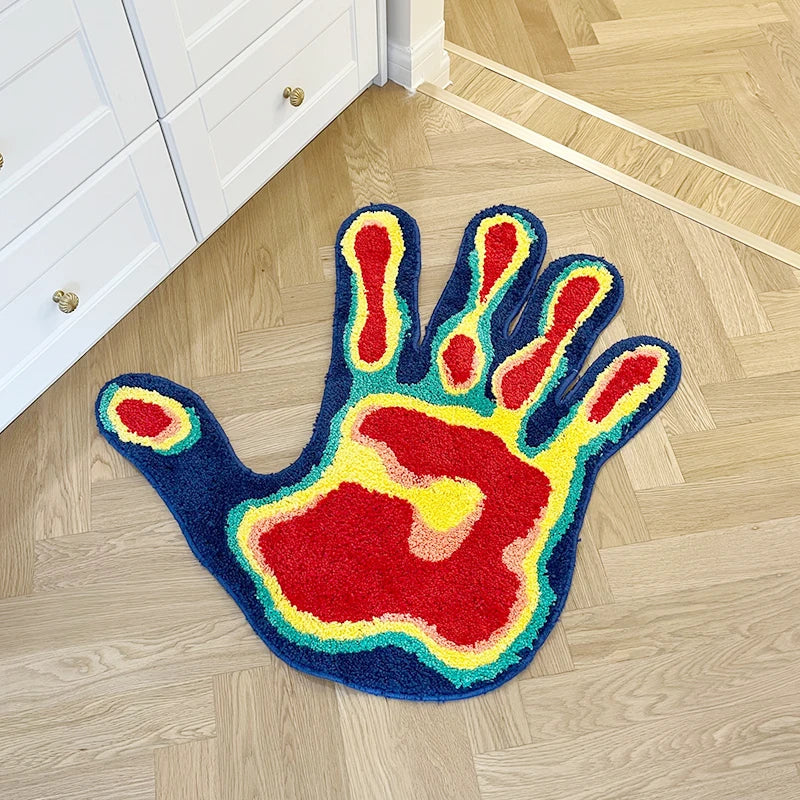 THERMIC PALM SHAPE RUG